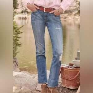 Driftwood Audrey high rise Jeans classic fit distressed 25